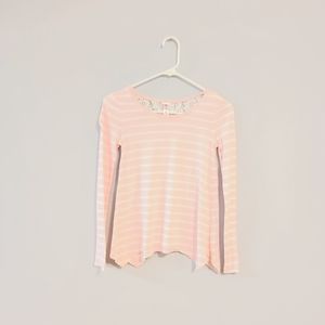 Pink Justice stripped shirt